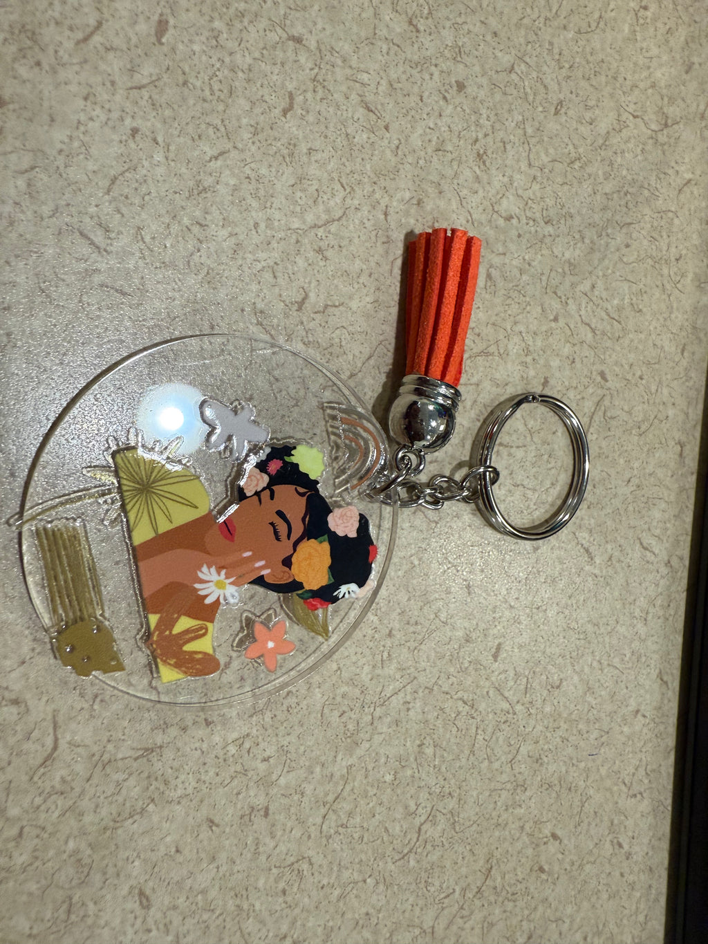 Key chain with tassel