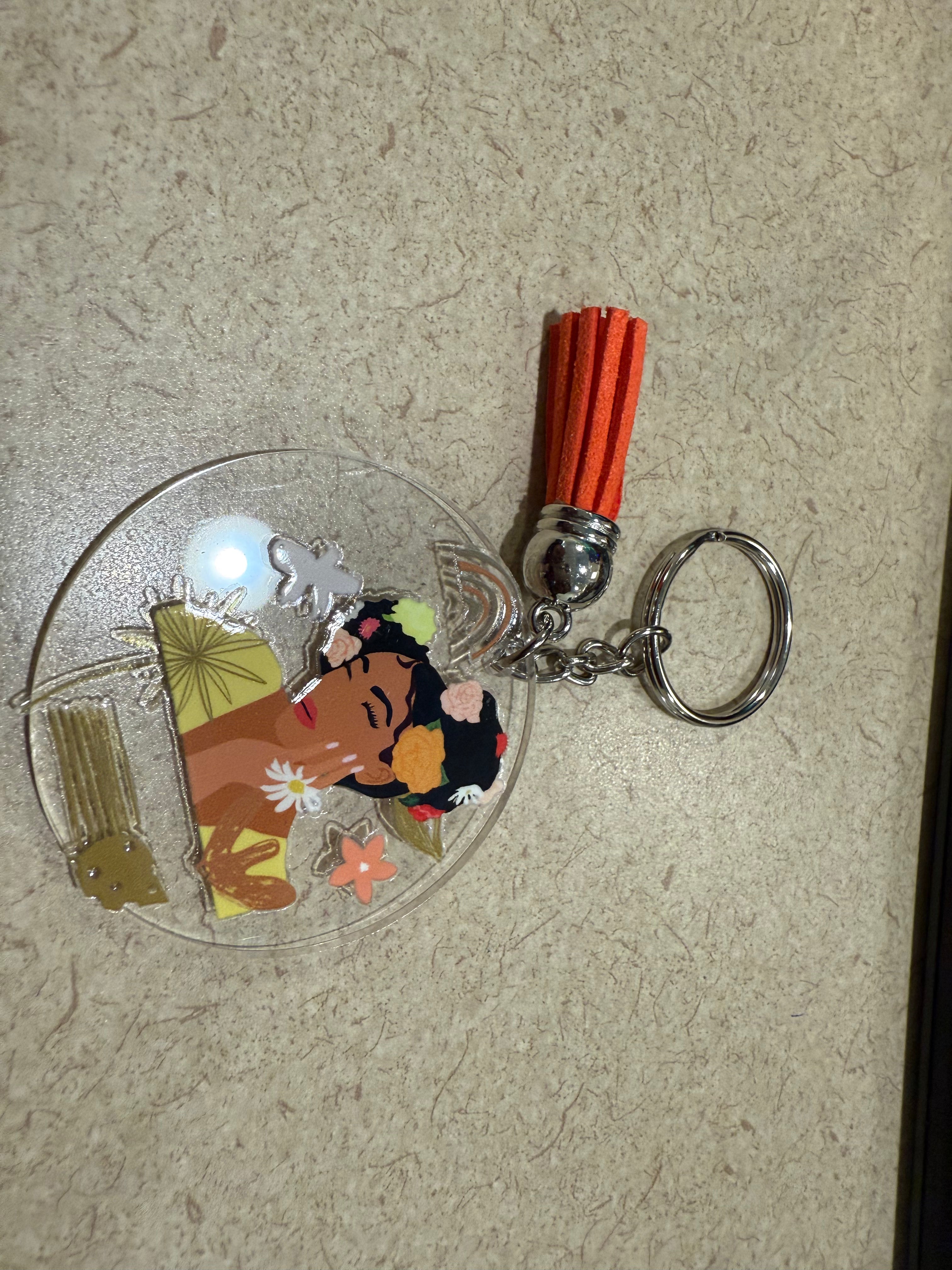 Key chain with tassel