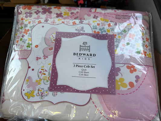 Baby 3 piece crib set
