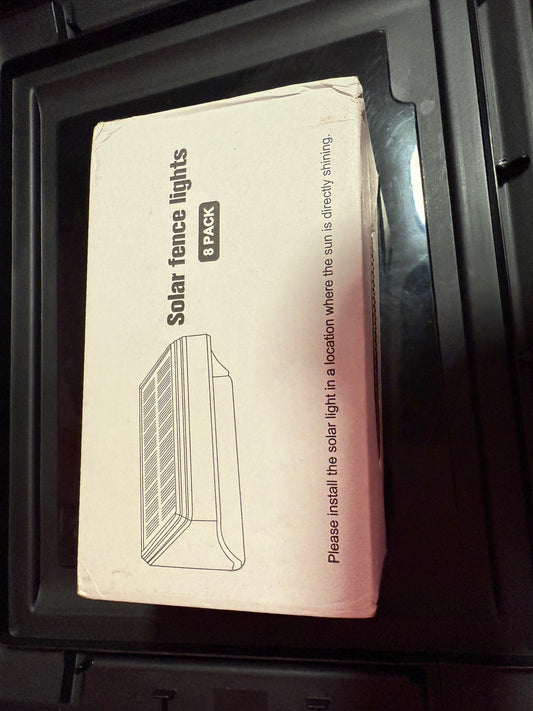 Solar Fence light