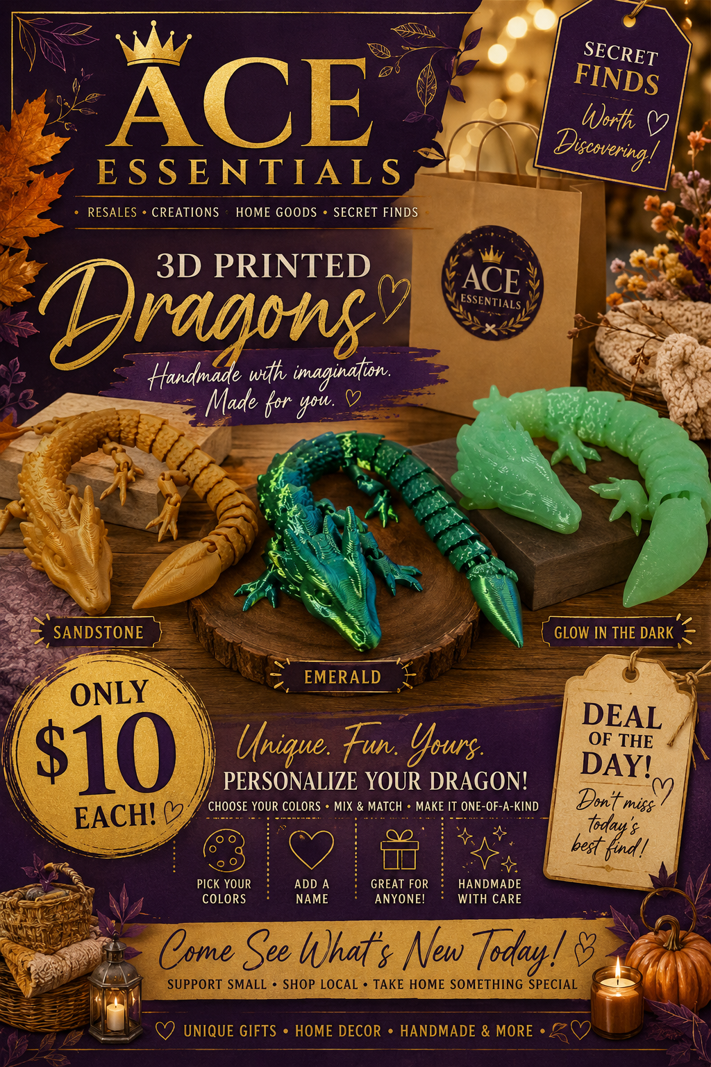 3d printed Dragon
